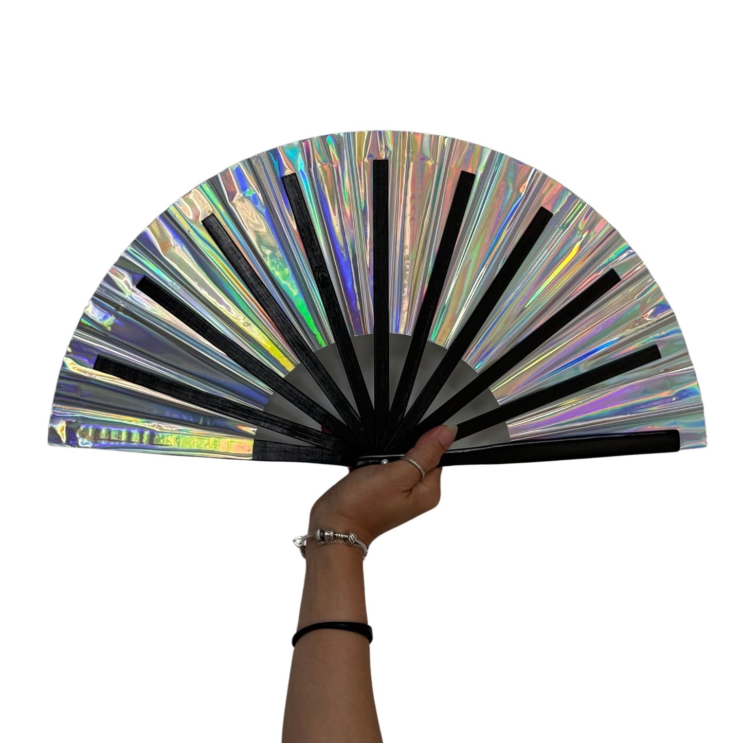 ABANICO HOLOGRÁFICO PEQUEÑO