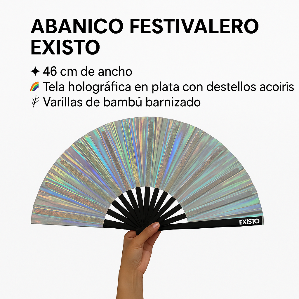 ABANICO HOLOGRÁFICO PEQUEÑO