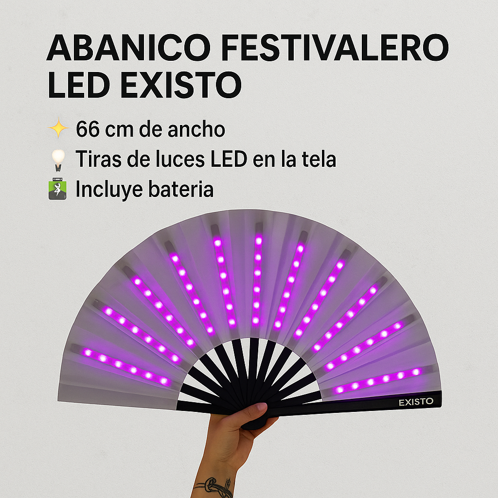 ABANICO LUMINOSO LED